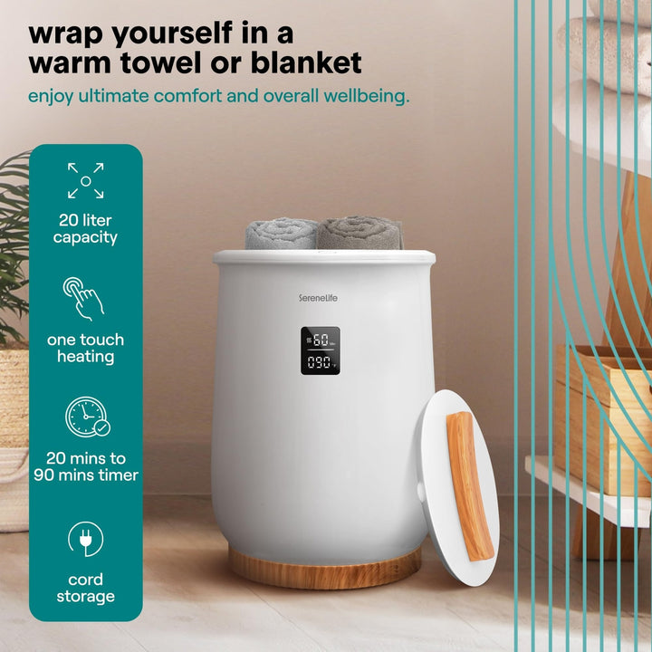 SereneLife WarmLux Towel Warmer