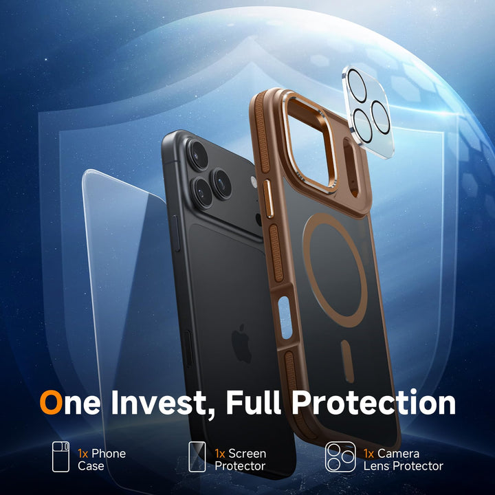 MagneFlex 3-in-1 iPhone 17 Pro Max Case - Red