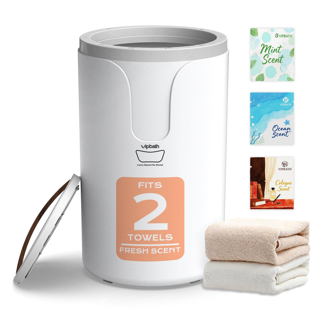ScentSpa 20L Bucket - Dual Heat, 24H Timer, Wood-Grain Handle, Stainless Steel Interior