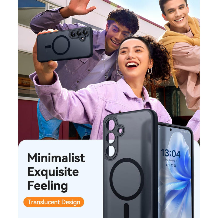 MagFlex Clear Case for Galaxy S25 Ultra with Kickstand - DOKUTRONIX