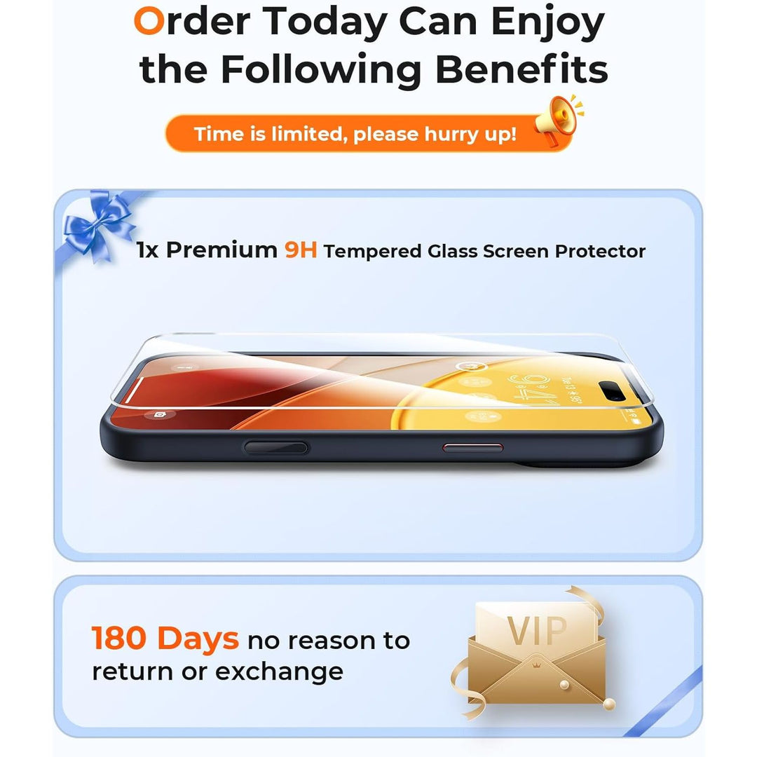 MagGrip Armor Case: iPhone 17 Pro Max - Orange