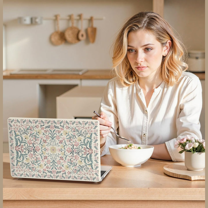 FloralShield MacBook Air 13 Case & Keyboard Cover