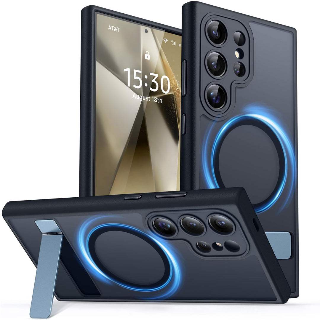 MagFlex Clear Case for Galaxy S25 Ultra with Kickstand - DOKUTRONIX