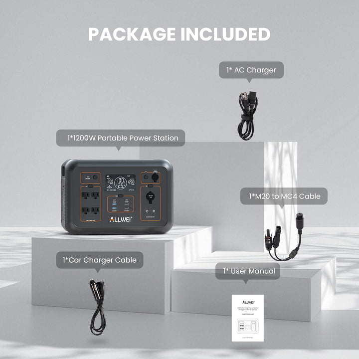 ALLWEI Solar Generator 280Wh