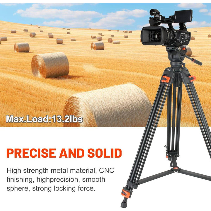 ProVideo 72 Heavy-Duty Tripod with Fluid Head - DOKUTRONIX