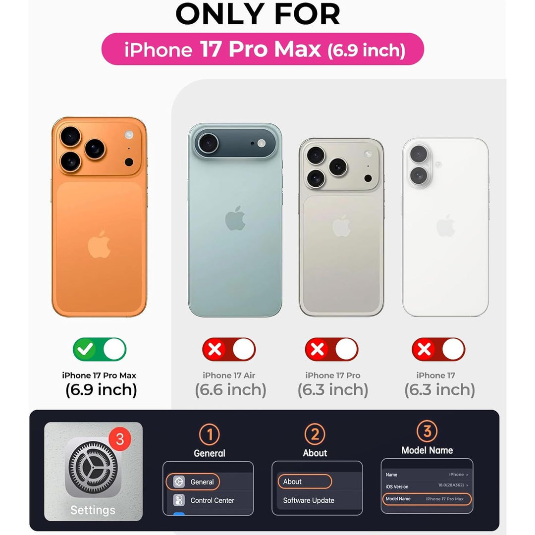 MagGrip Armor Case: iPhone 17 Pro Max - Orange