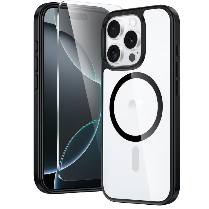 MaxGuard ClearShield: Magnetic Anti-Yellow iPhone Case