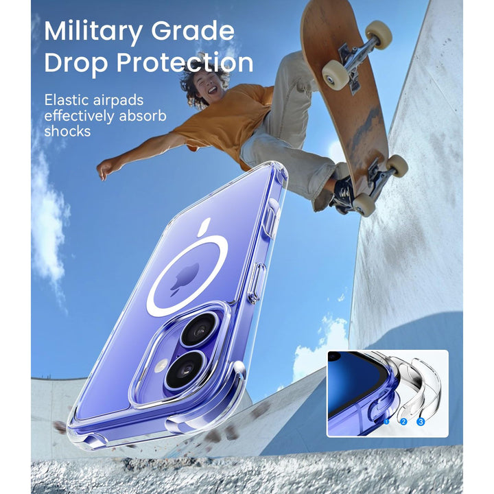 Mkeke Shield: Clear Military-Grade Case for iPhone 17