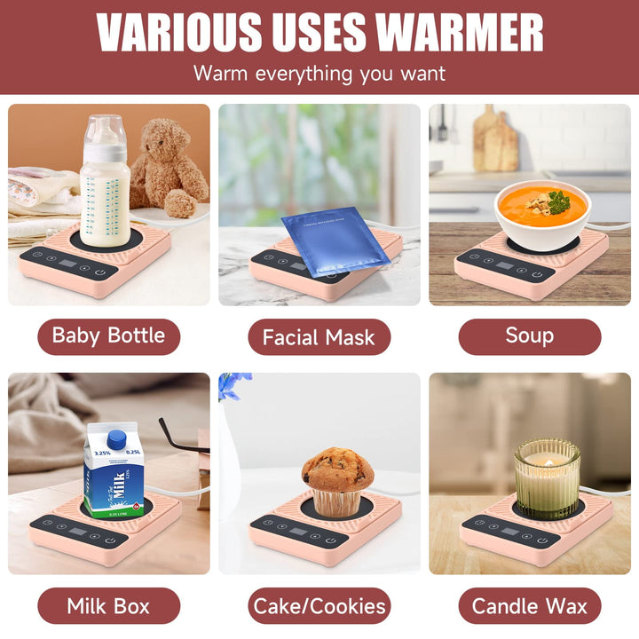 Smart Mug Warmer Pro: Timed Temp Control
