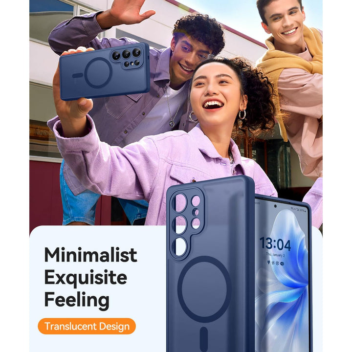 MagFlex Clear Case for Galaxy S25 Ultra with Kickstand - DOKUTRONIX