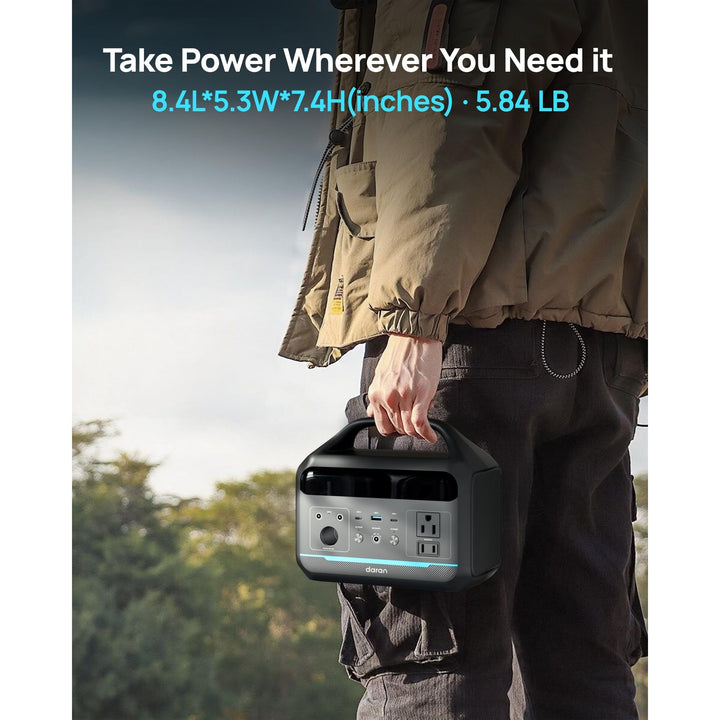 DaranPower 192Wh Solar Generator & Portable Charger