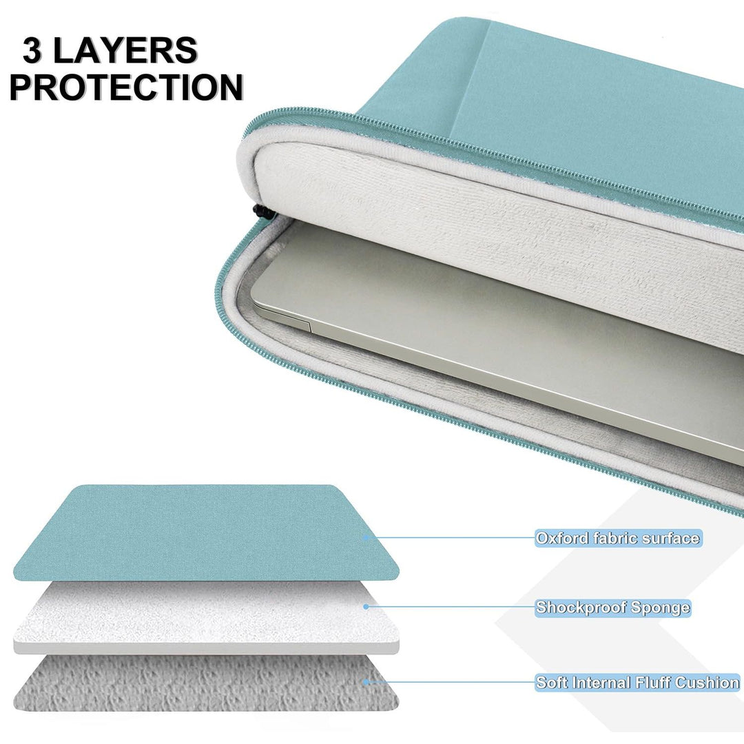 Gray Shockproof 13.3 Laptop Sleeve & Accessory Bag