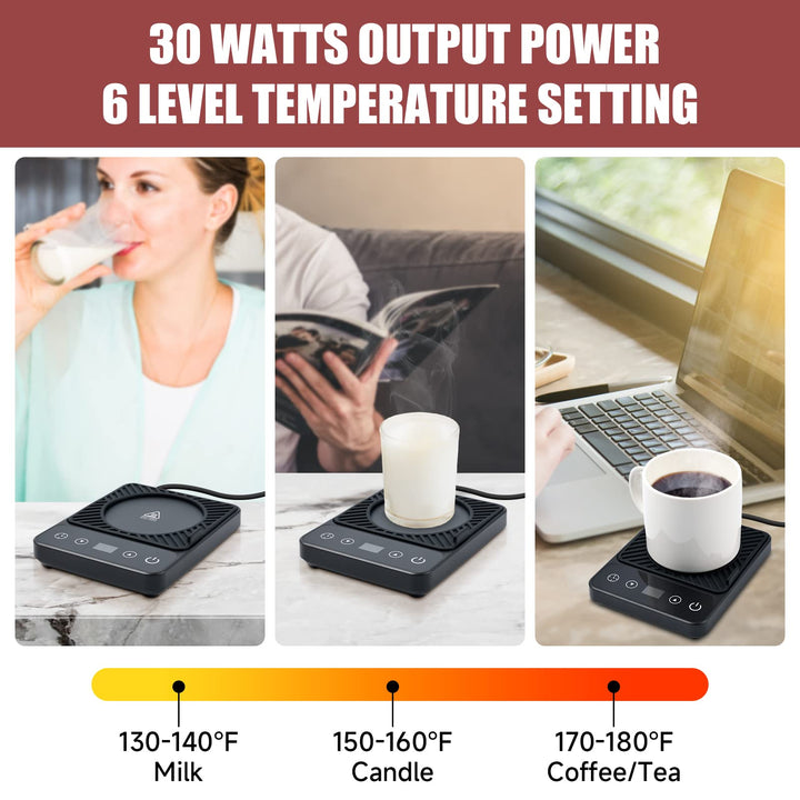 Smart Mug Warmer Pro: Timed Temp Control