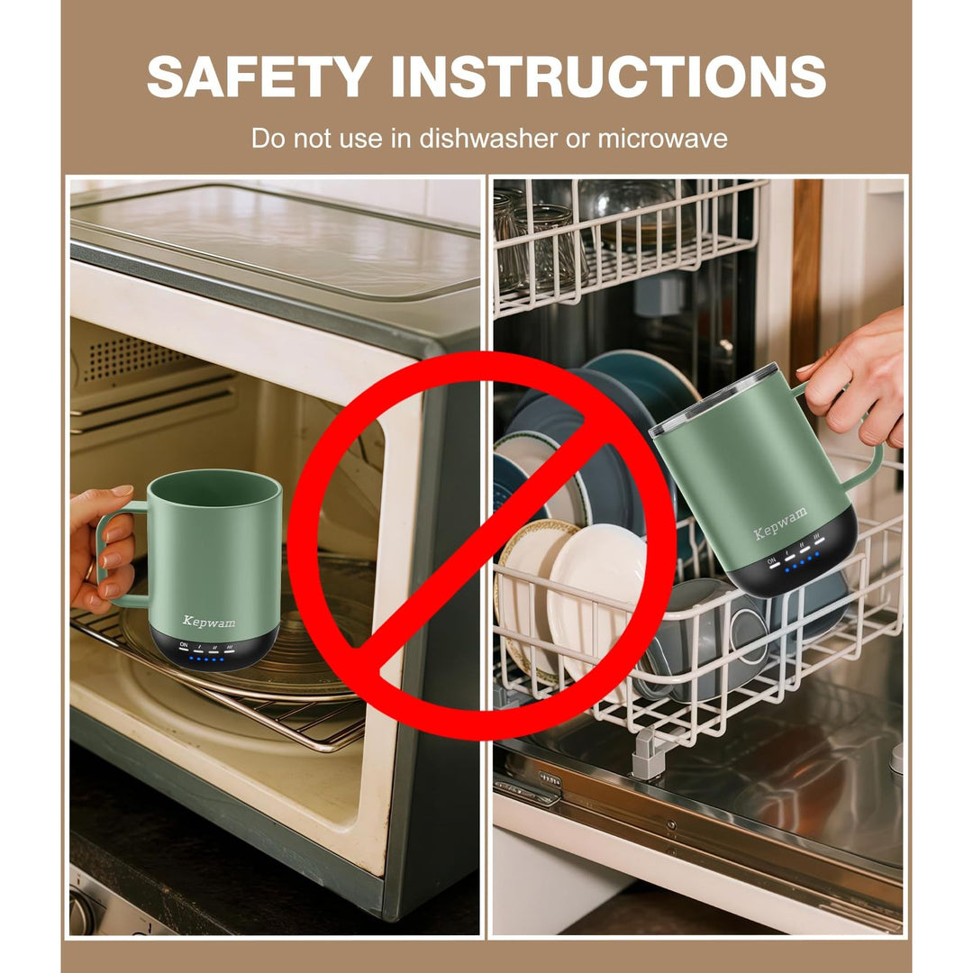 HeatMug Pro: Smart Self-Heating Coffee Cup