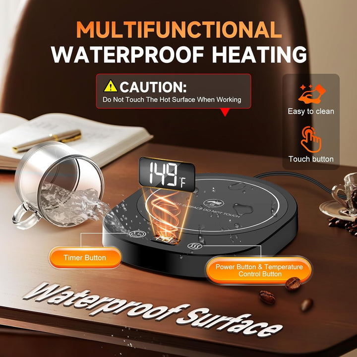 SmartTemp Coffee Mug Warmer with Timer & Auto Shut Off