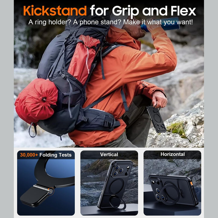 Temdan iPhone 17 Pro Max Case - Waterproof & Shockproof