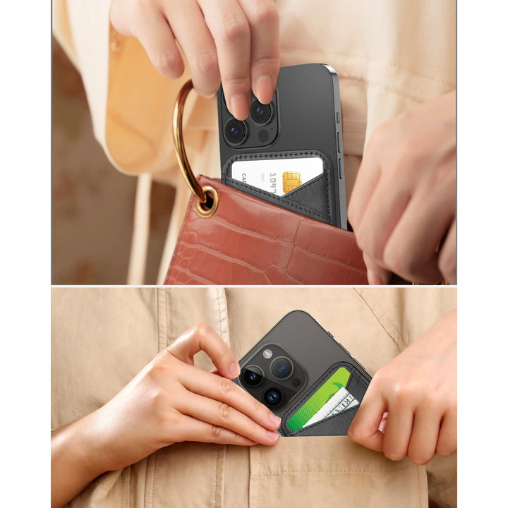 Miroddi MagSafe Leather Wallet - Ultra-Thin & RFID Blocker - DOKUTRONIX