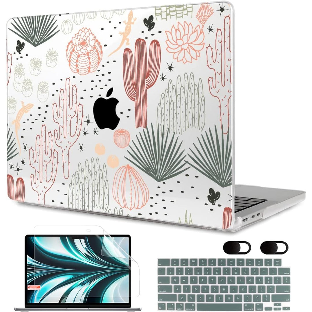 MEEgoodo Floral Hard Shell Case for MacBook Air 13