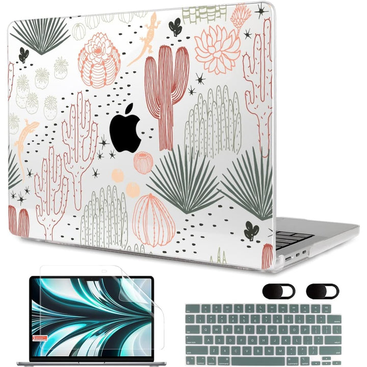 MEEgoodo Floral Hard Shell Case for MacBook Air 13