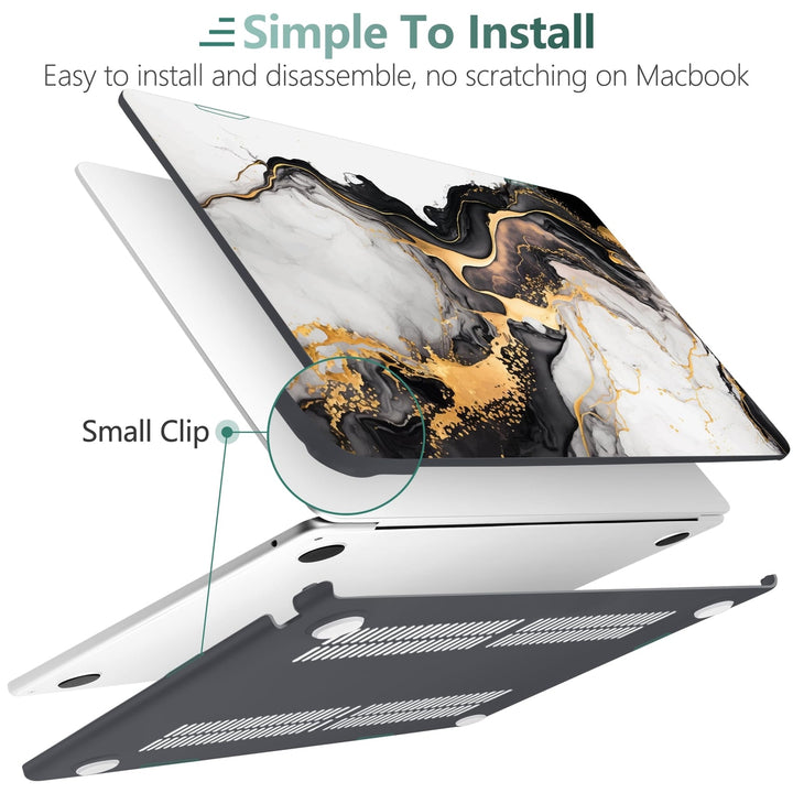 DONGKE Bows & Stars MacBook Air Hard Shell Case