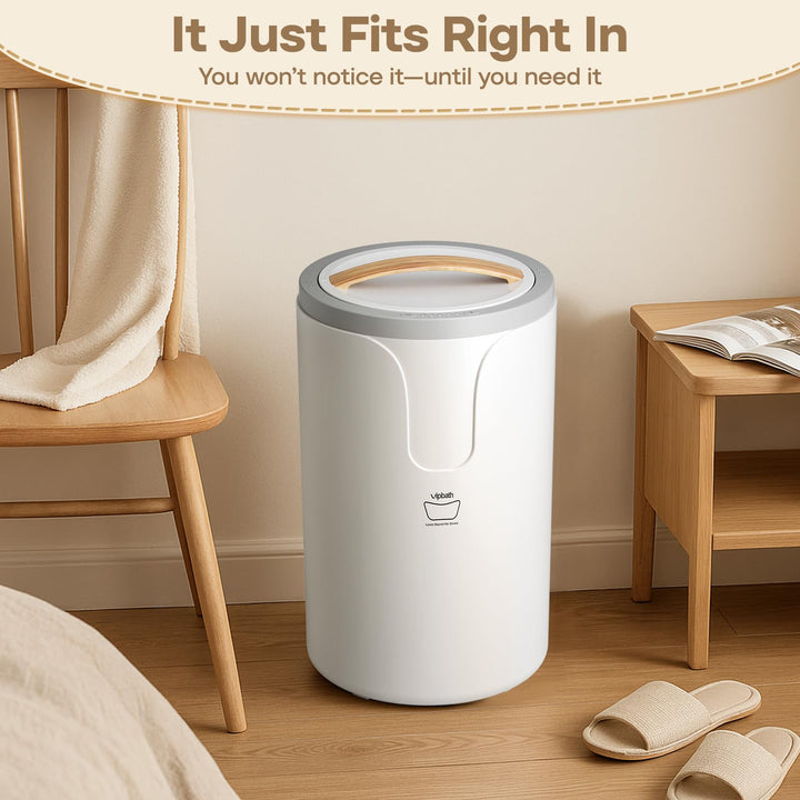 ScentSpa 20L Bucket - Dual Heat, 24H Timer, Wood-Grain Handle, Stainless Steel Interior