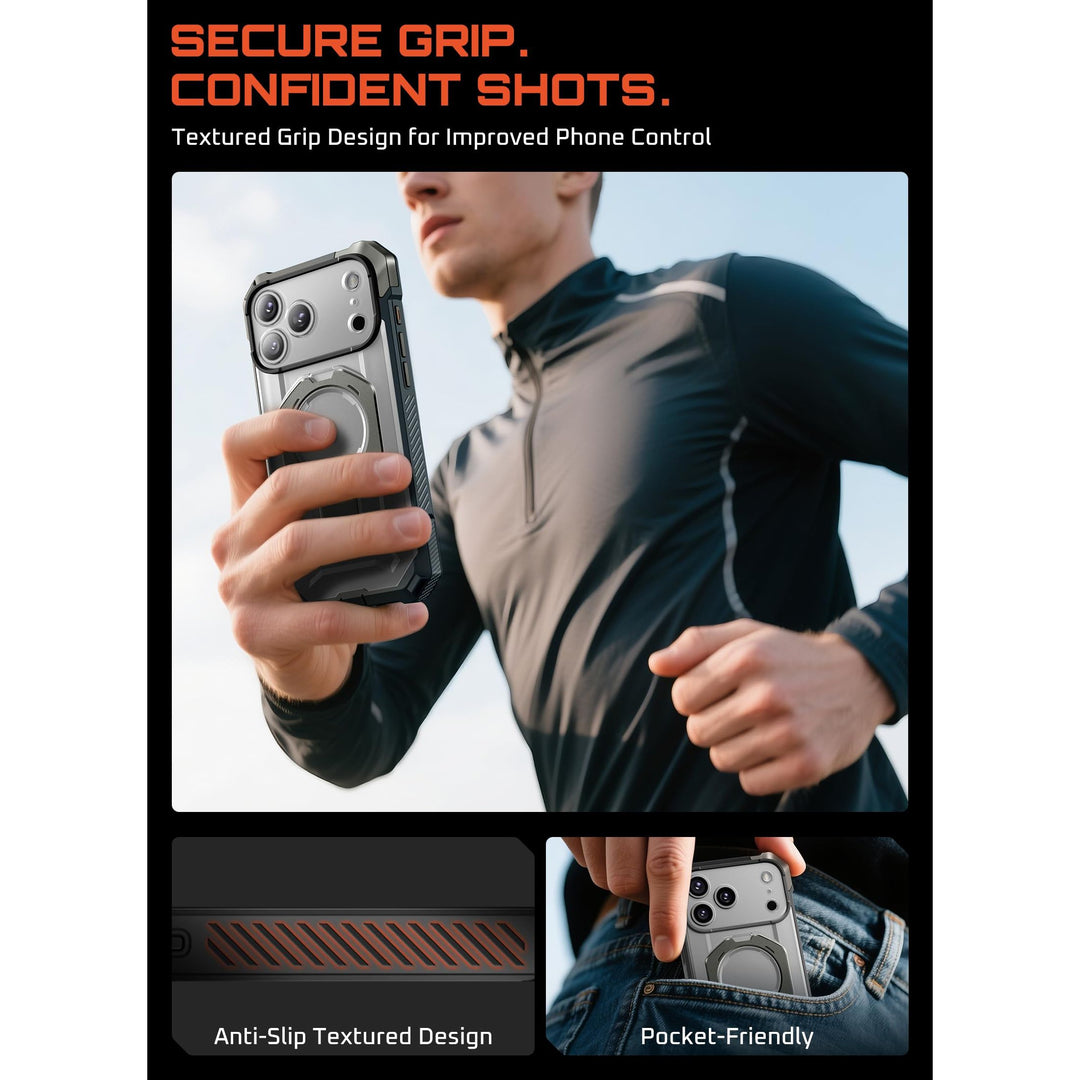 DesertGuard: MagSafe iPhone 17 Pro Max Case + Kickstand