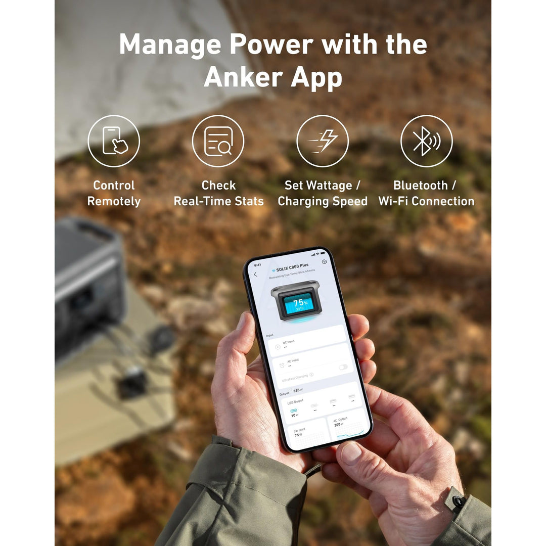 Anker SOLIX C800 Solar Power Station 1200W