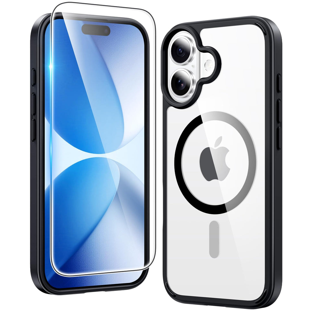 MaxGuard ClearShield: Magnetic Anti-Yellow iPhone Case