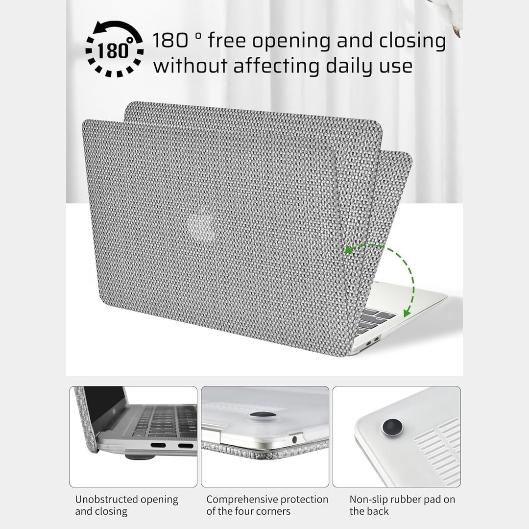 Seorsok Elegant Leather MacBook Air Case - Beige