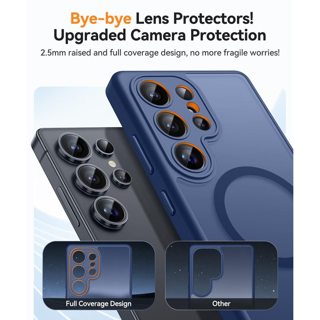 MagFlex Clear Case for Galaxy S25 Ultra with Kickstand - DOKUTRONIX