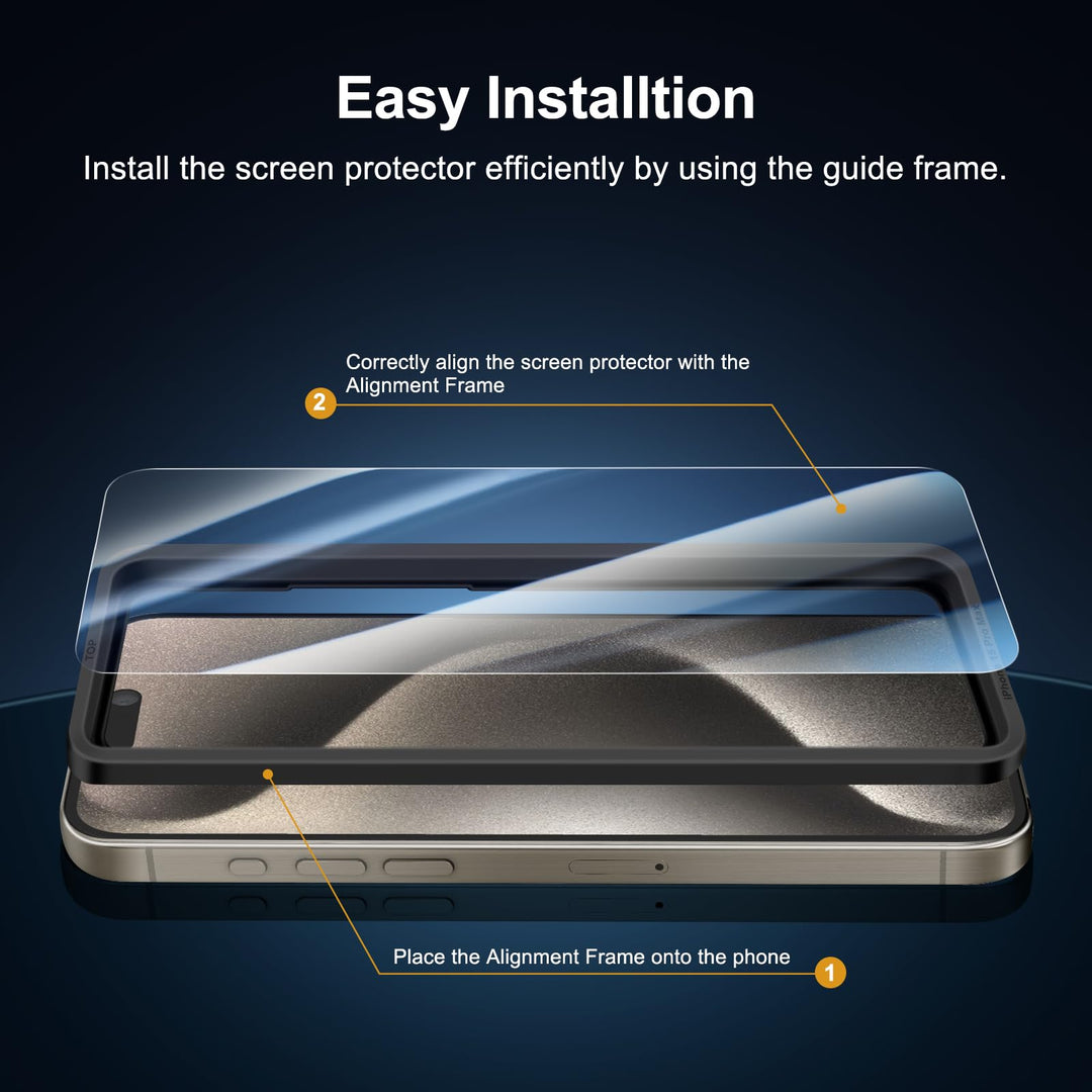 NEW'C Triple Shield: iPhone 16 Pro Protection Kit