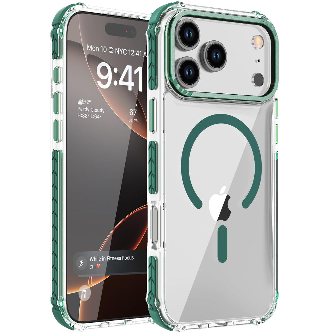 MagnoGuard Forest Red iPhone 17 Pro Max Case