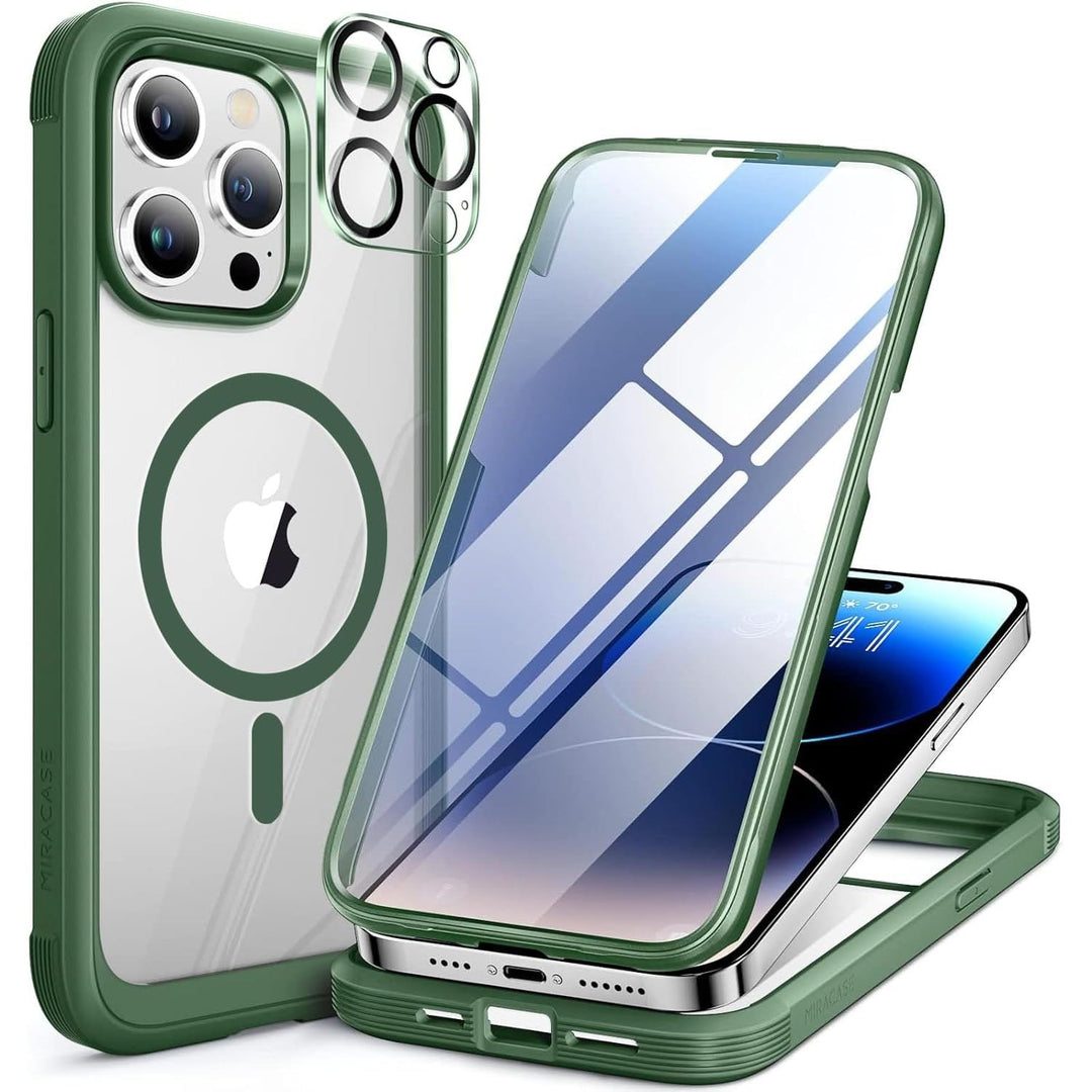 Miracase MagSafe Armor Case for iPhone 17 Pro Max Orange