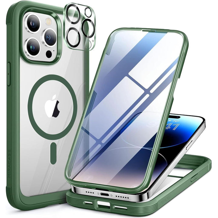 Miracase MagSafe Armor Case for iPhone 17 Pro Max Orange