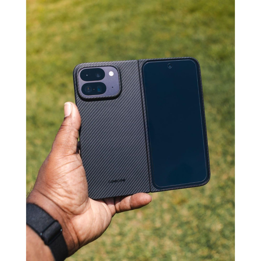 ThinBorne Pixel 10 Pro Fold Case - Ultra Thin Black - DOKUTRONIX