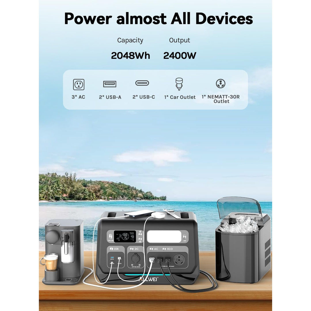 ALLWEI Solar Generator 280Wh