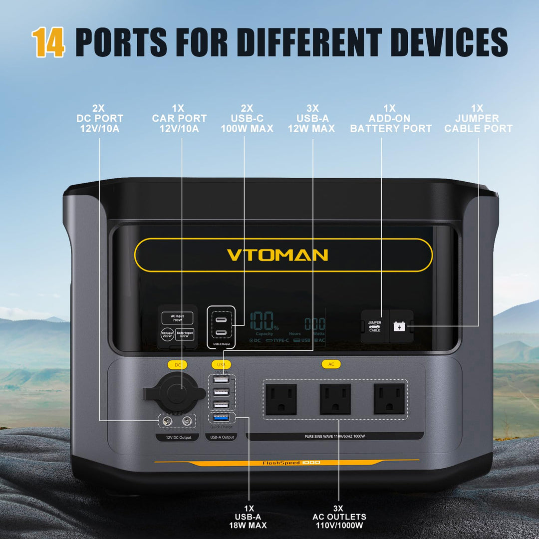 VTOMAN FlashSpeed 1000 Power Hub