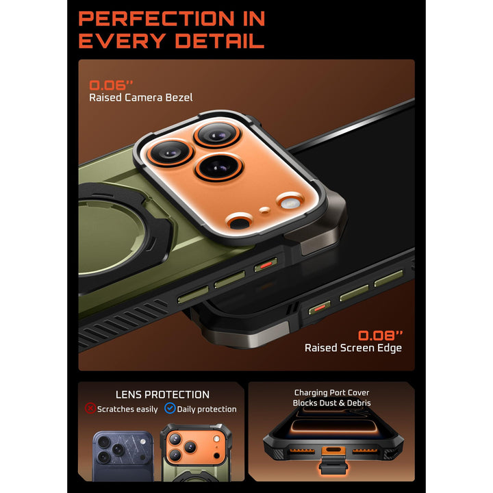 DesertGuard: MagSafe iPhone 17 Pro Max Case + Kickstand