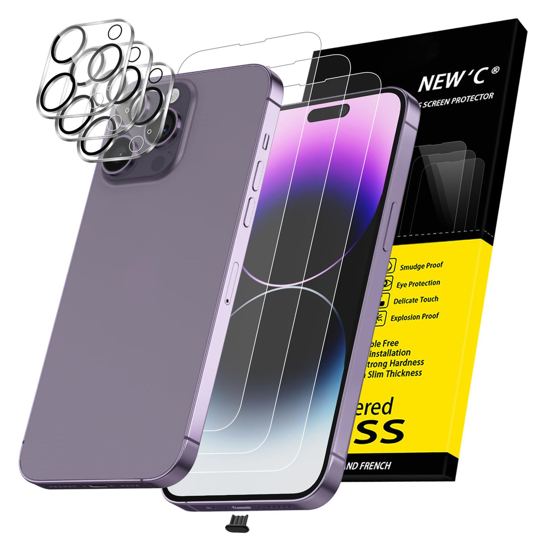 NEW'C Triple Shield: iPhone 16 Pro Protection Kit