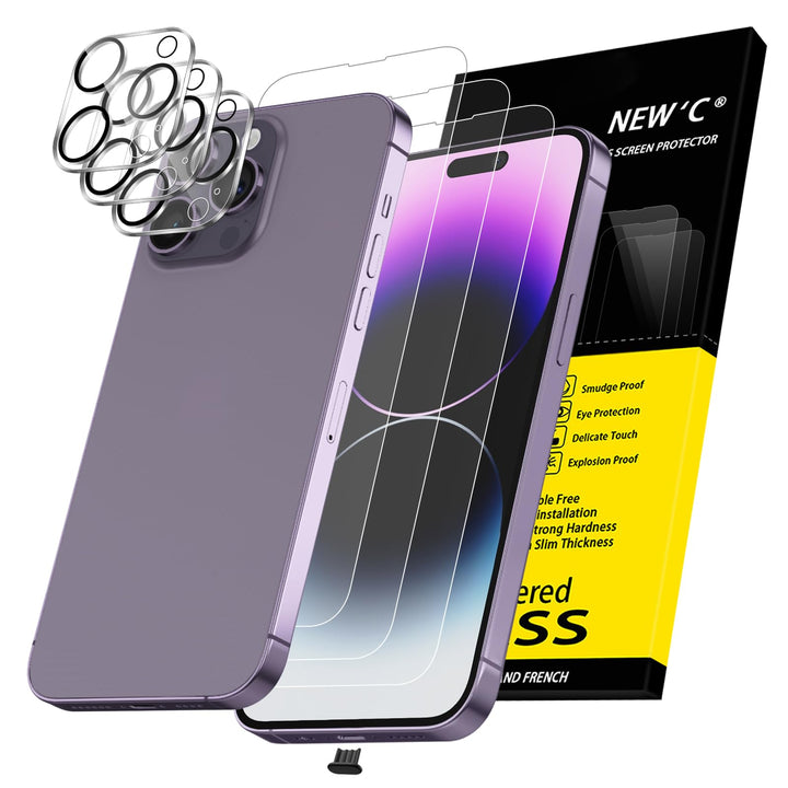 NEW'C Triple Shield: iPhone 16 Pro Protection Kit
