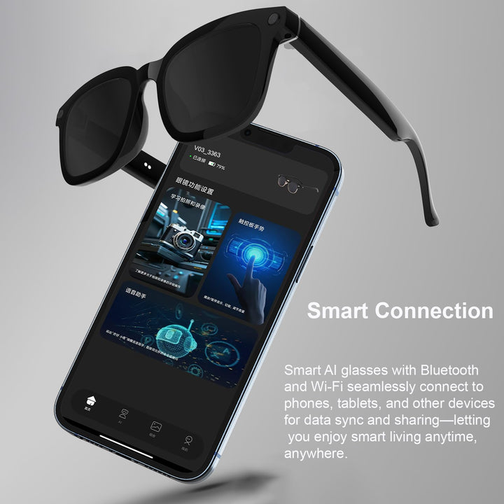 VisionMate Smart Glasses: Capture, Connect, Explore