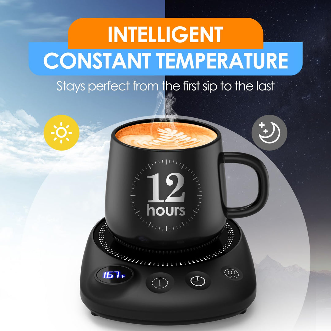 SmartHeat Mug Warmer: Fast, Safe & Versatile