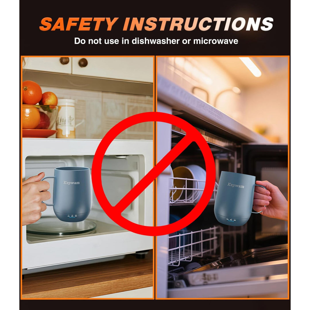 HeatMate 16oz Coffee Mug