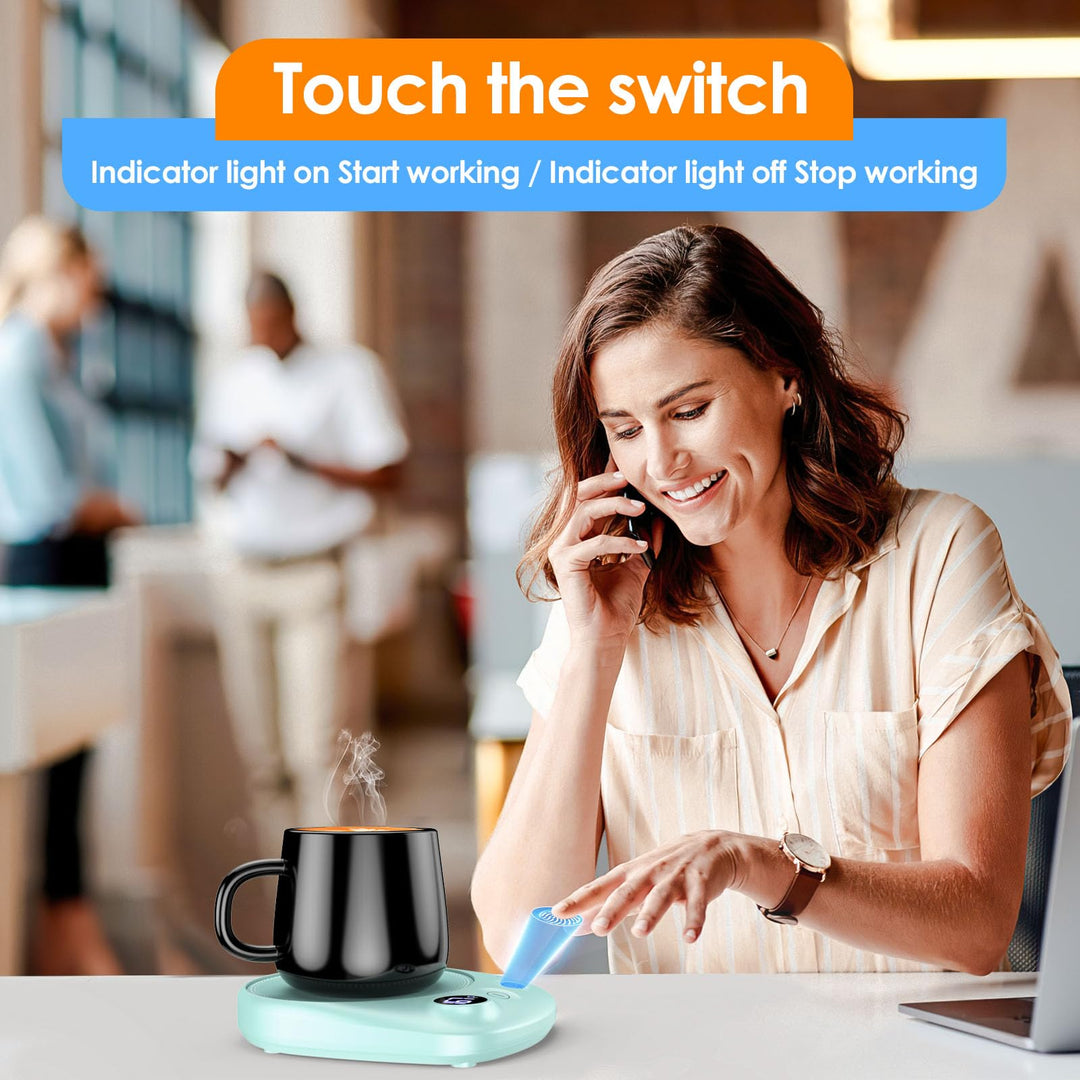 SmartHeat Mug Warmer: Fast, Safe & Versatile