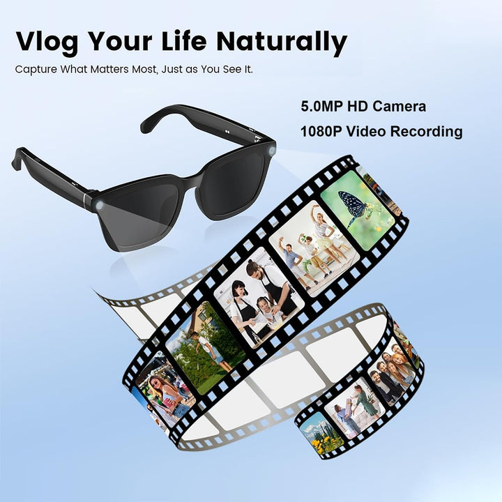 VisionMate Smart Glasses: Capture, Connect, Explore