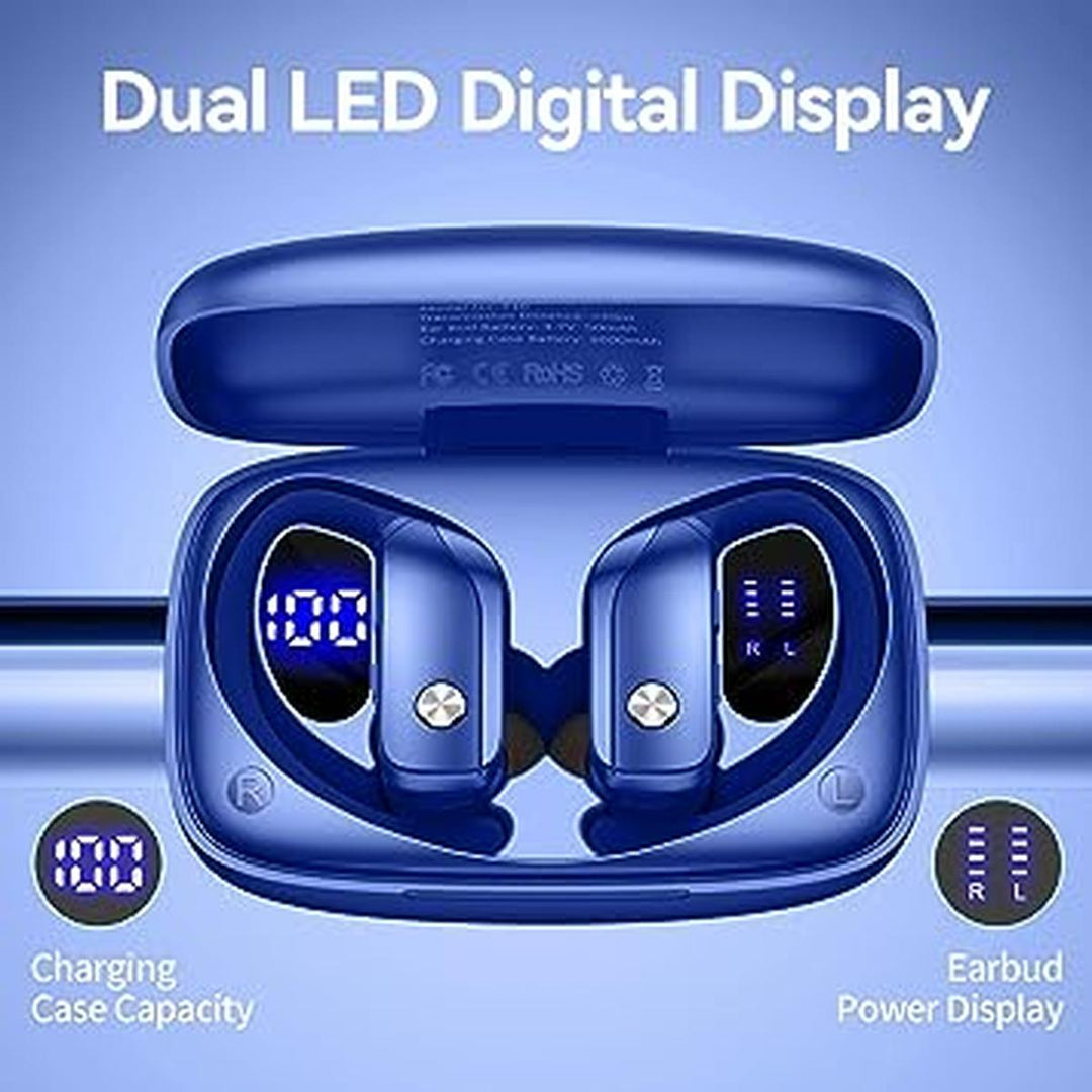 SportBuds Pro LED: 48hr Wireless Music Experience - DOKUTRONIX