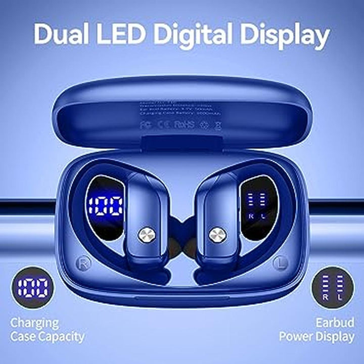 SportBuds Pro LED: 48hr Wireless Music Experience - DOKUTRONIX