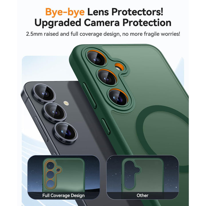 MagFlex Clear Case for Galaxy S25 Ultra with Kickstand - DOKUTRONIX