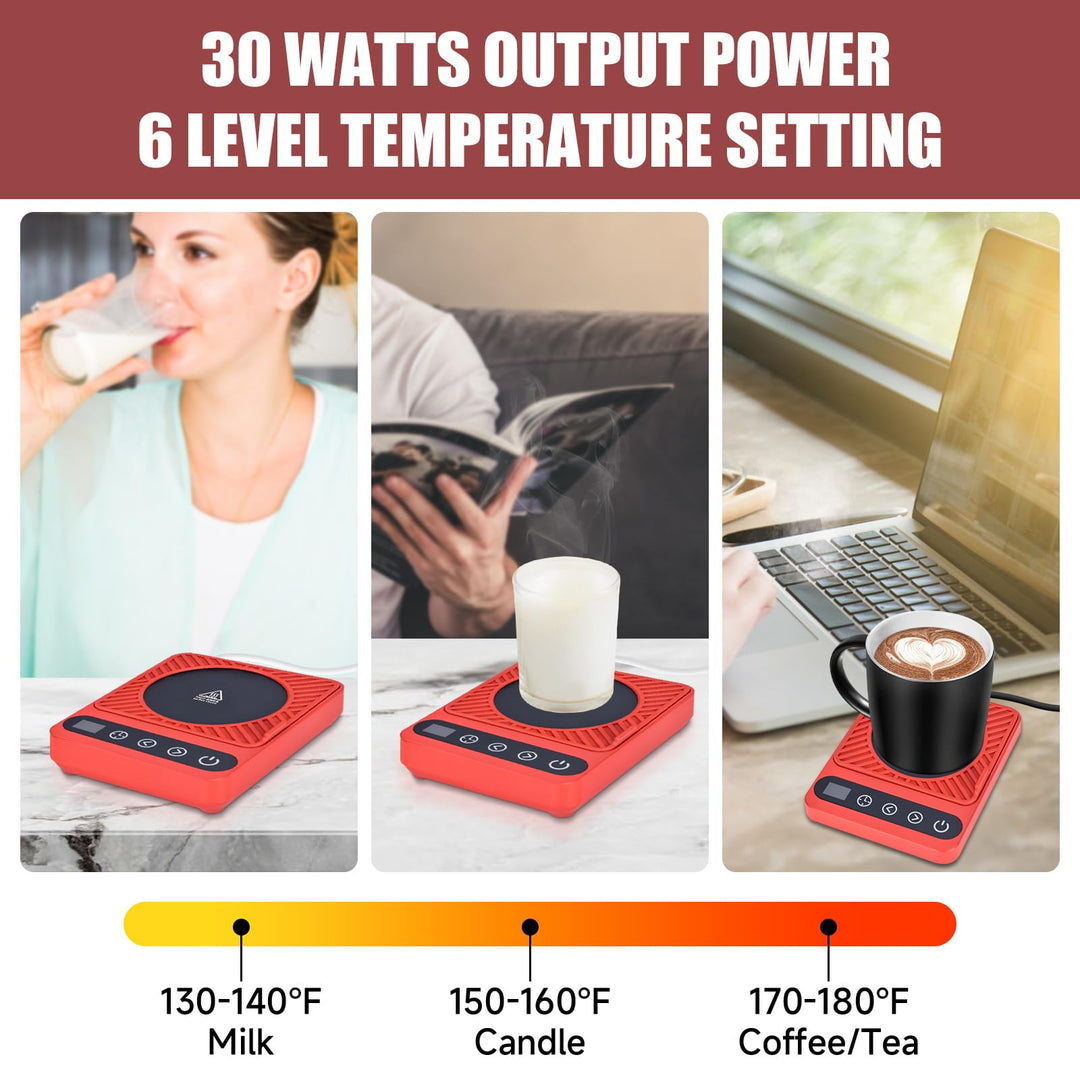Smart Mug Warmer Pro: Timed Temp Control