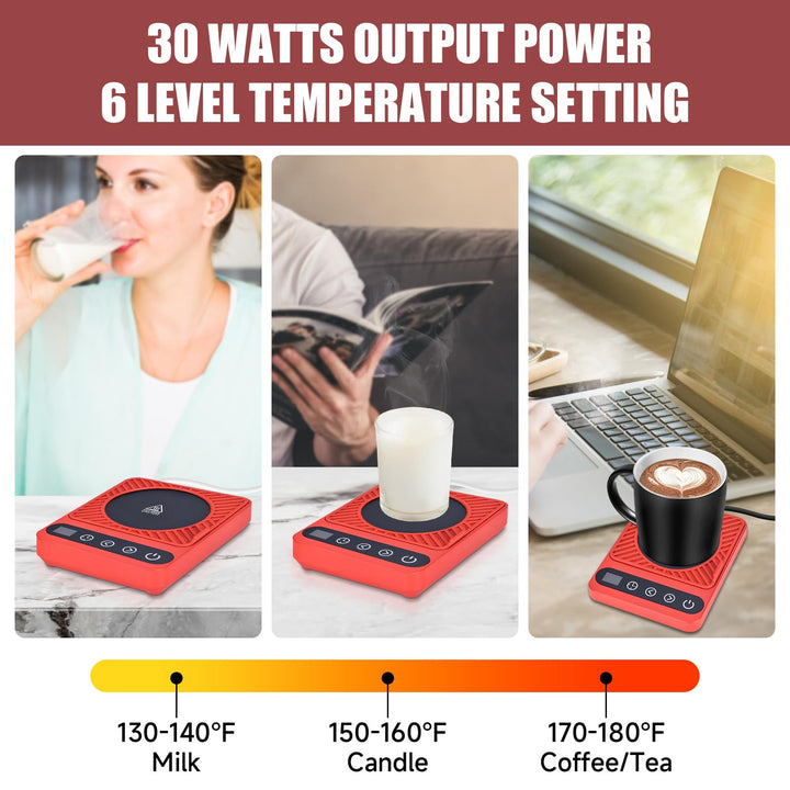 Smart Mug Warmer Pro: Timed Temp Control